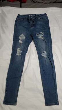 Blue Spice High Waist Skinny Distressed Jeans Size 9